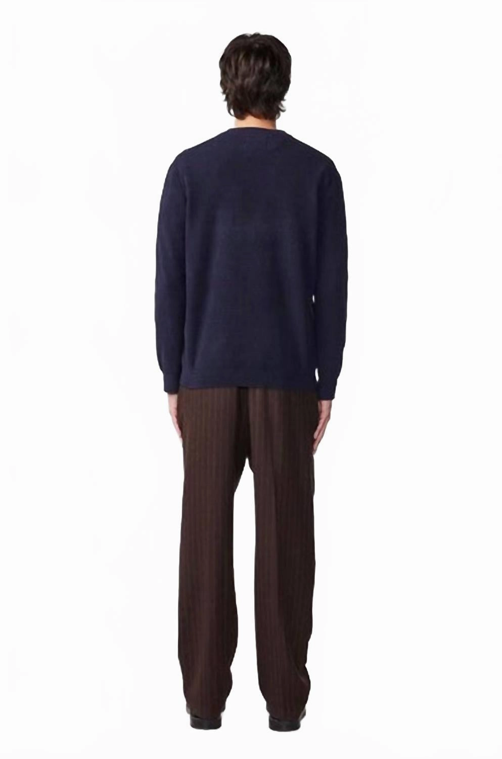 Danny Lightweight Sweater In Navy