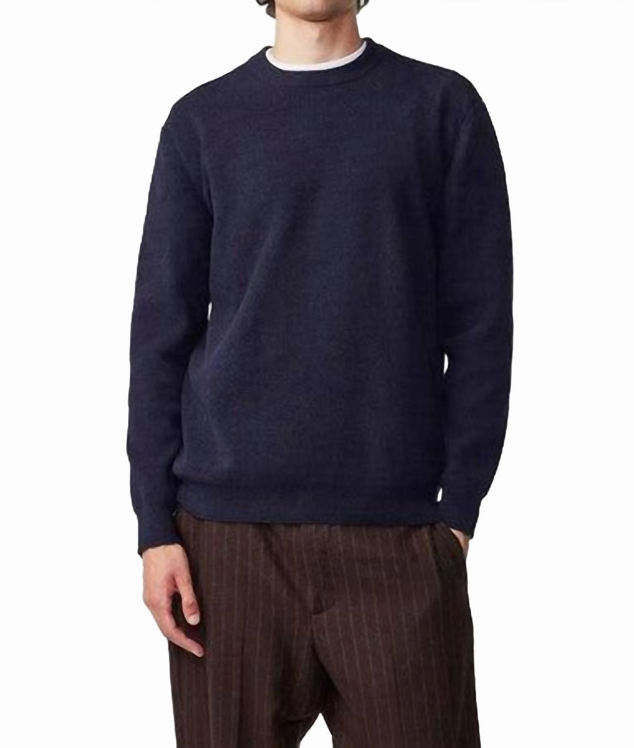 Danny Lightweight Sweater In Navy winter sweaters outlet