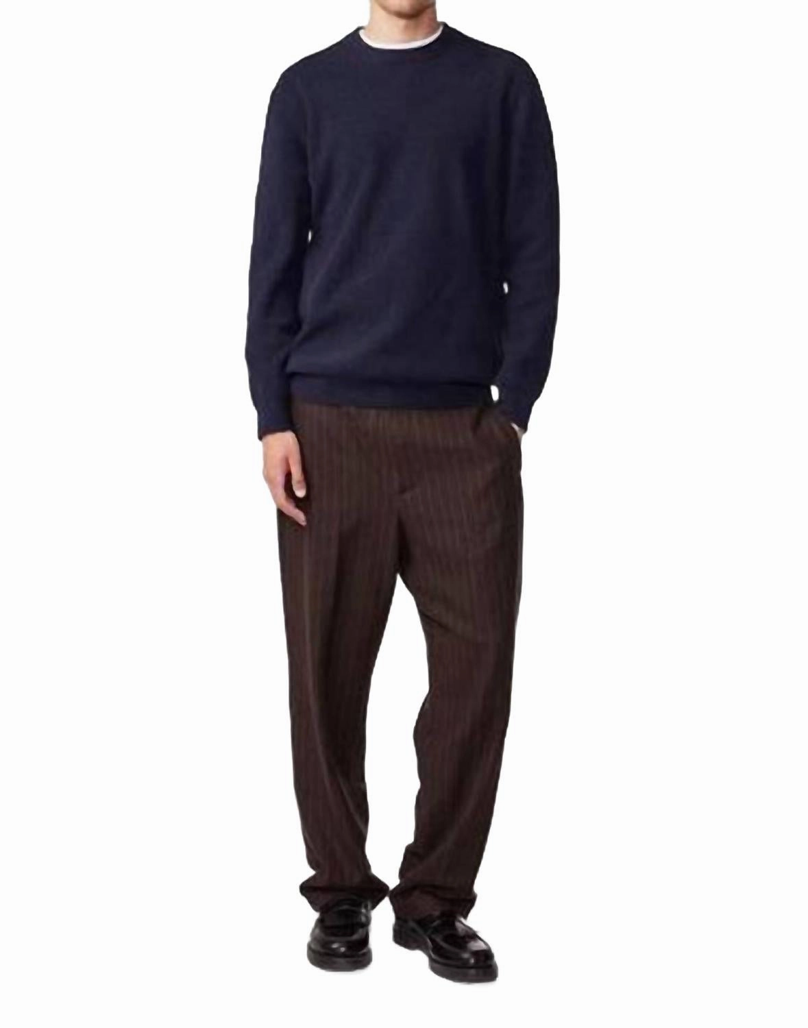 Danny Lightweight Sweater In Navy