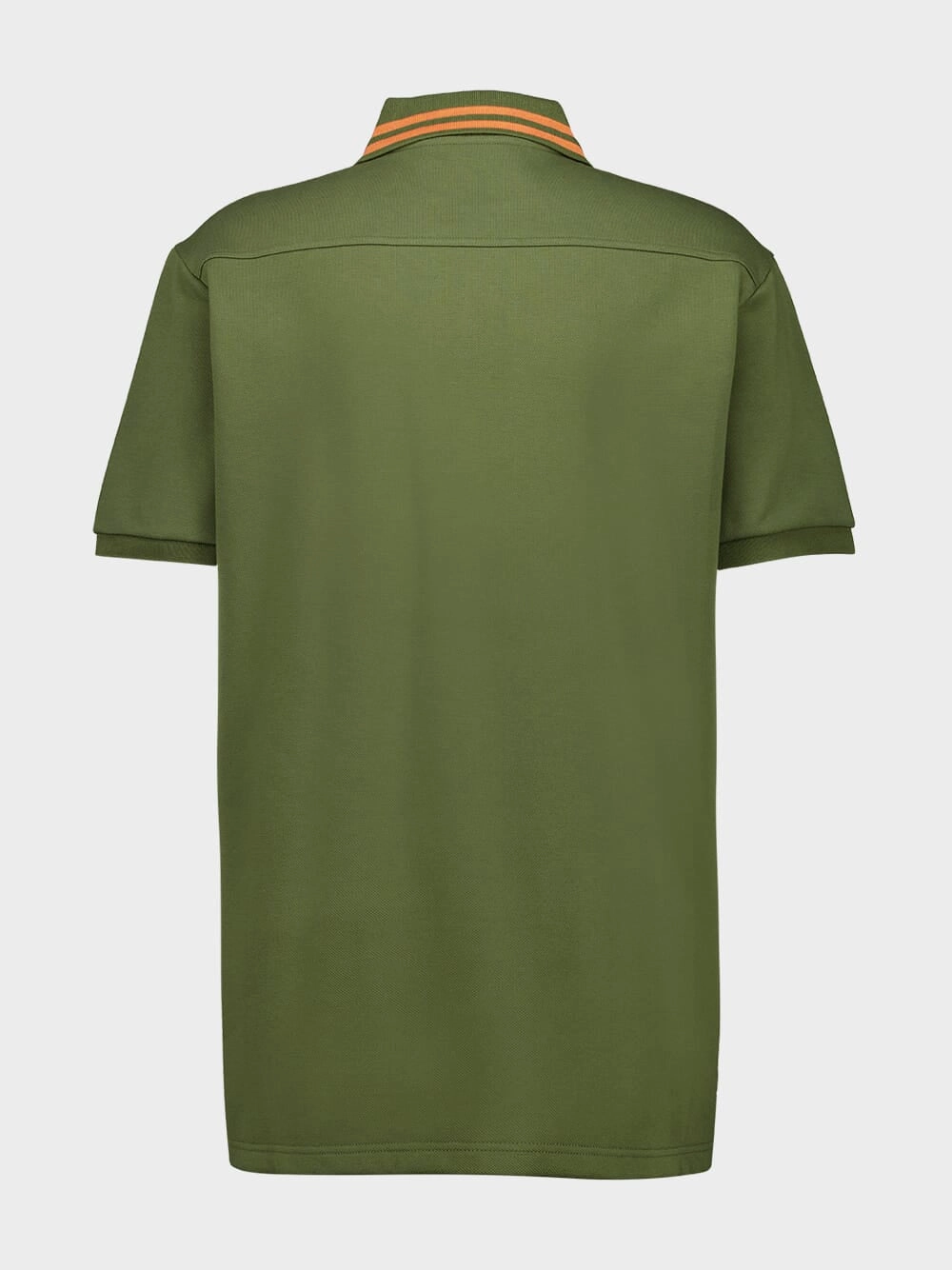 Dark Green Cotton Piquet Polo Top