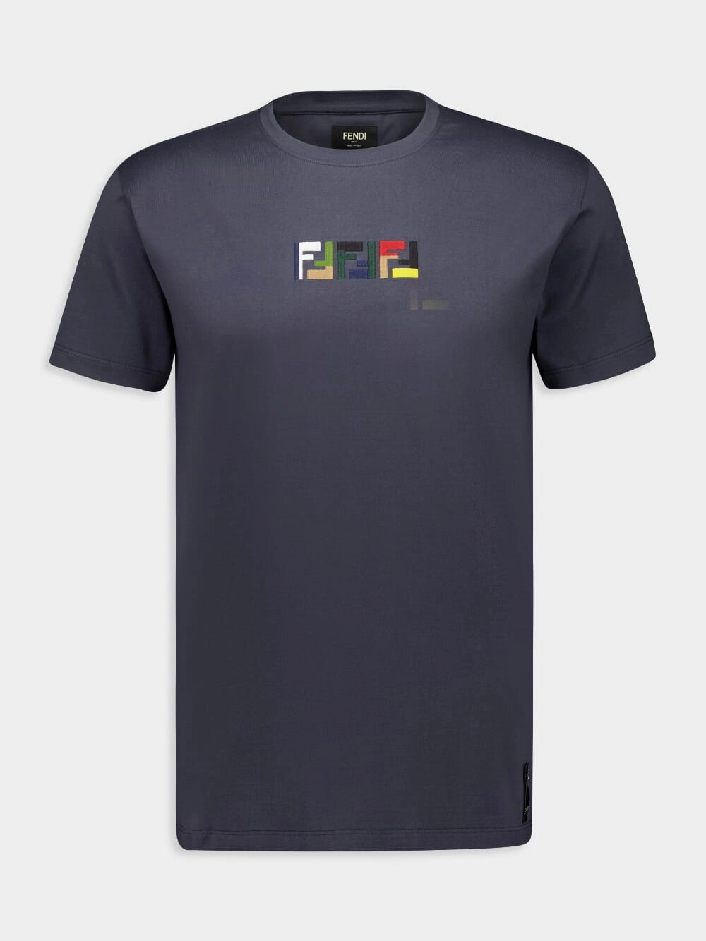 Dark Grey FF Cotton T-Shirt Tops Mens - flannel shirts