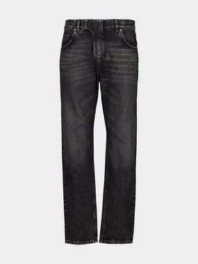 Dark Grey Regular-Fit Denim Jeans Bottoms Mens - cheap mens shorts online