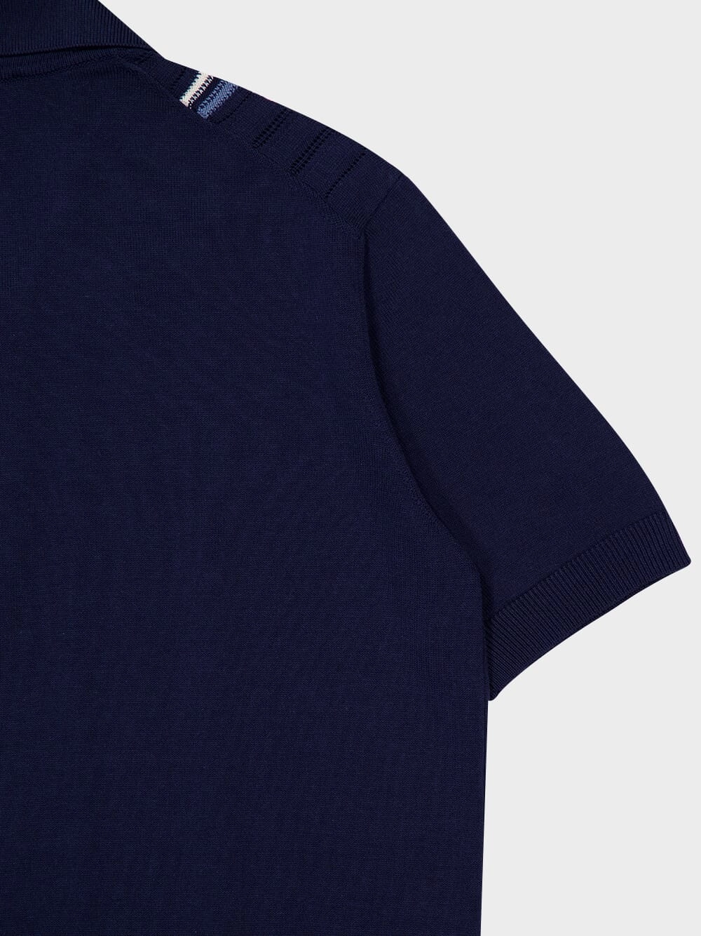 Dark Navy Cotton Polo Shirt