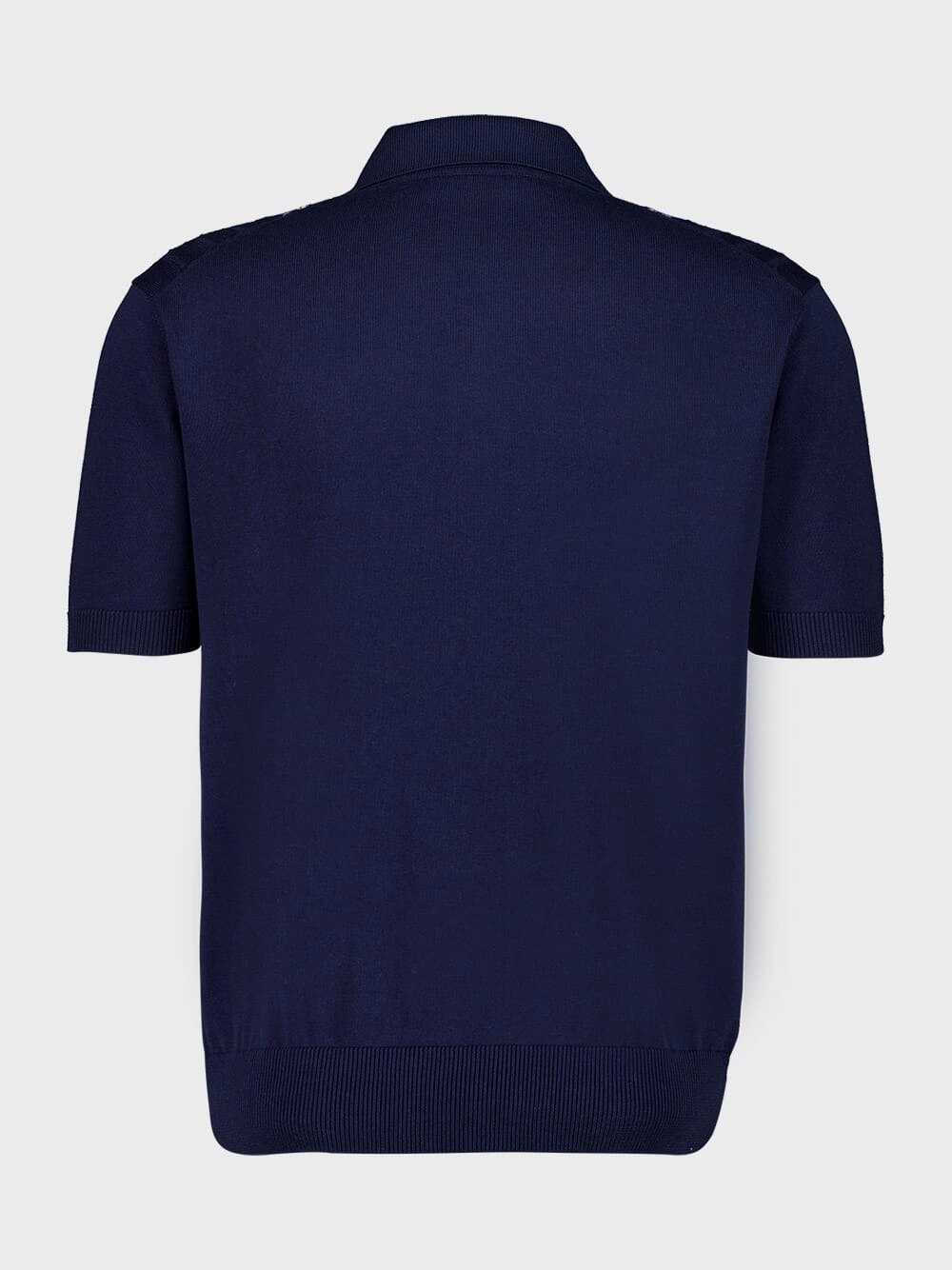 Dark Navy Cotton Polo Shirt