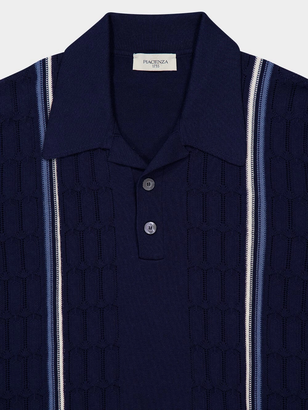 Dark Navy Cotton Polo Shirt