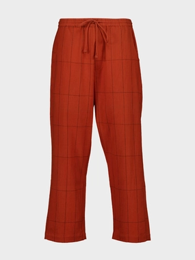 Dark Orange Anthem Hand-Woven Cotton Pants Bottoms Mens - cheap mens shorts online