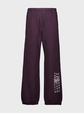 Dark Purple Track Pants with Logo Bottoms Mens - cheap mens shorts online