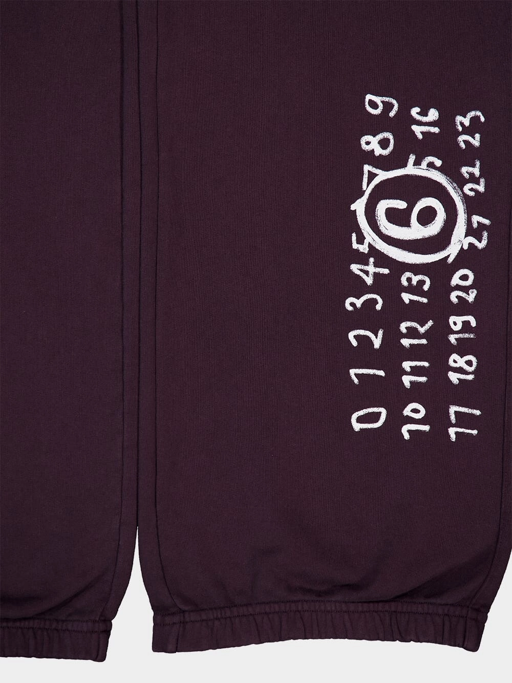 Dark Purple Track Pants with Logo