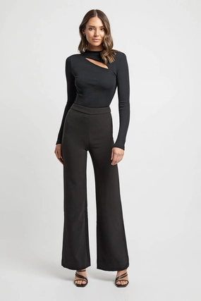 Delta Long Flare Pants affordable womens bottoms sale