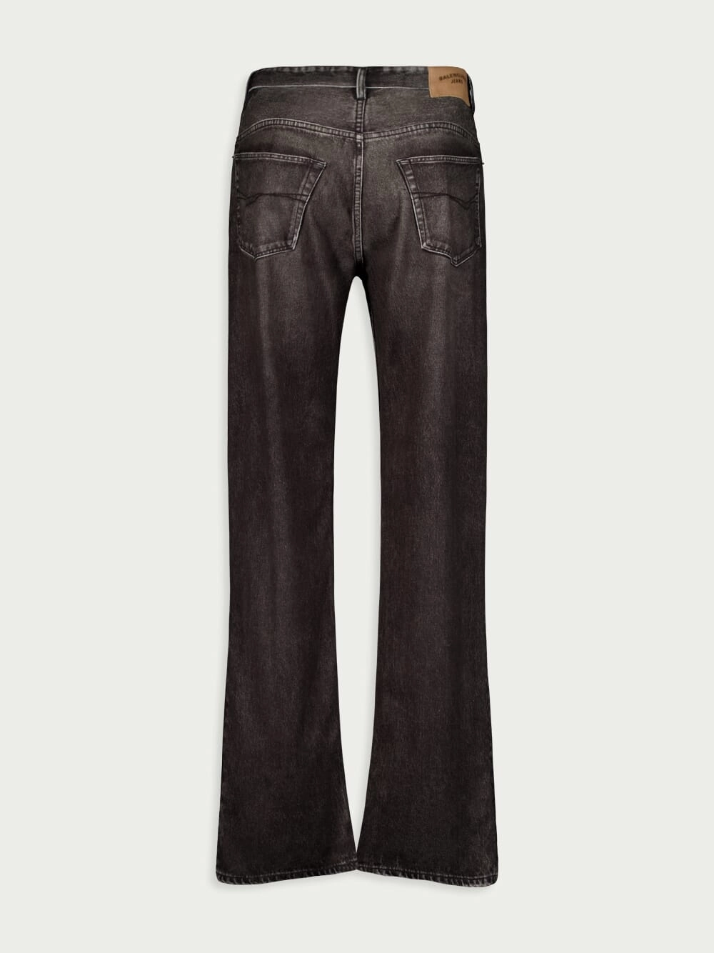 Denim Trompe L'il Pants
