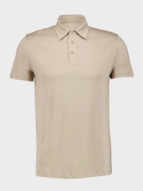 Desert Lyocell Organic Cotton Short-Sleeved Polo Shirt Tops Mens - men's t-shirts outlet