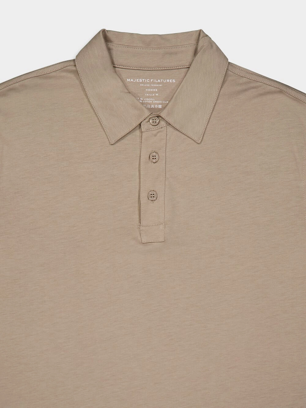 Desert Lyocell Organic Cotton Short-Sleeved Polo Shirt