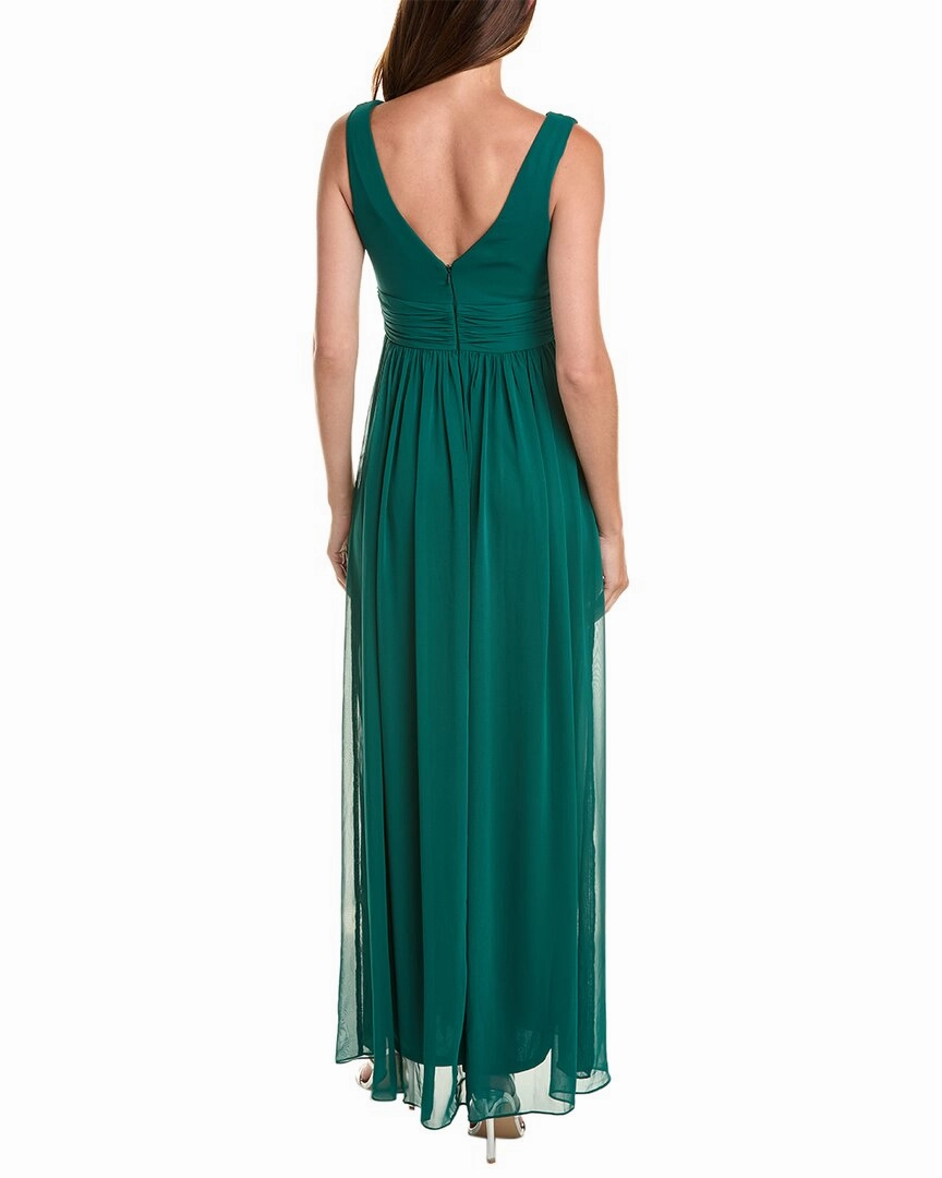 Dessy Collection Draped Maxi Dress