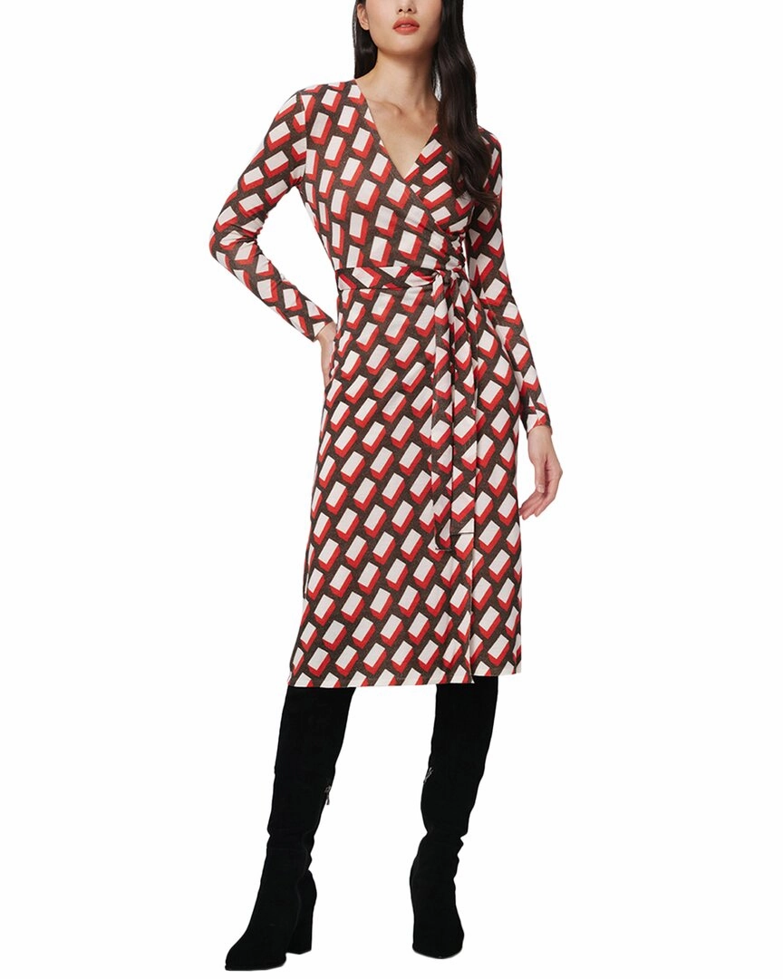Diane von Furstenberg Luella Wool-Blend Midi Dress