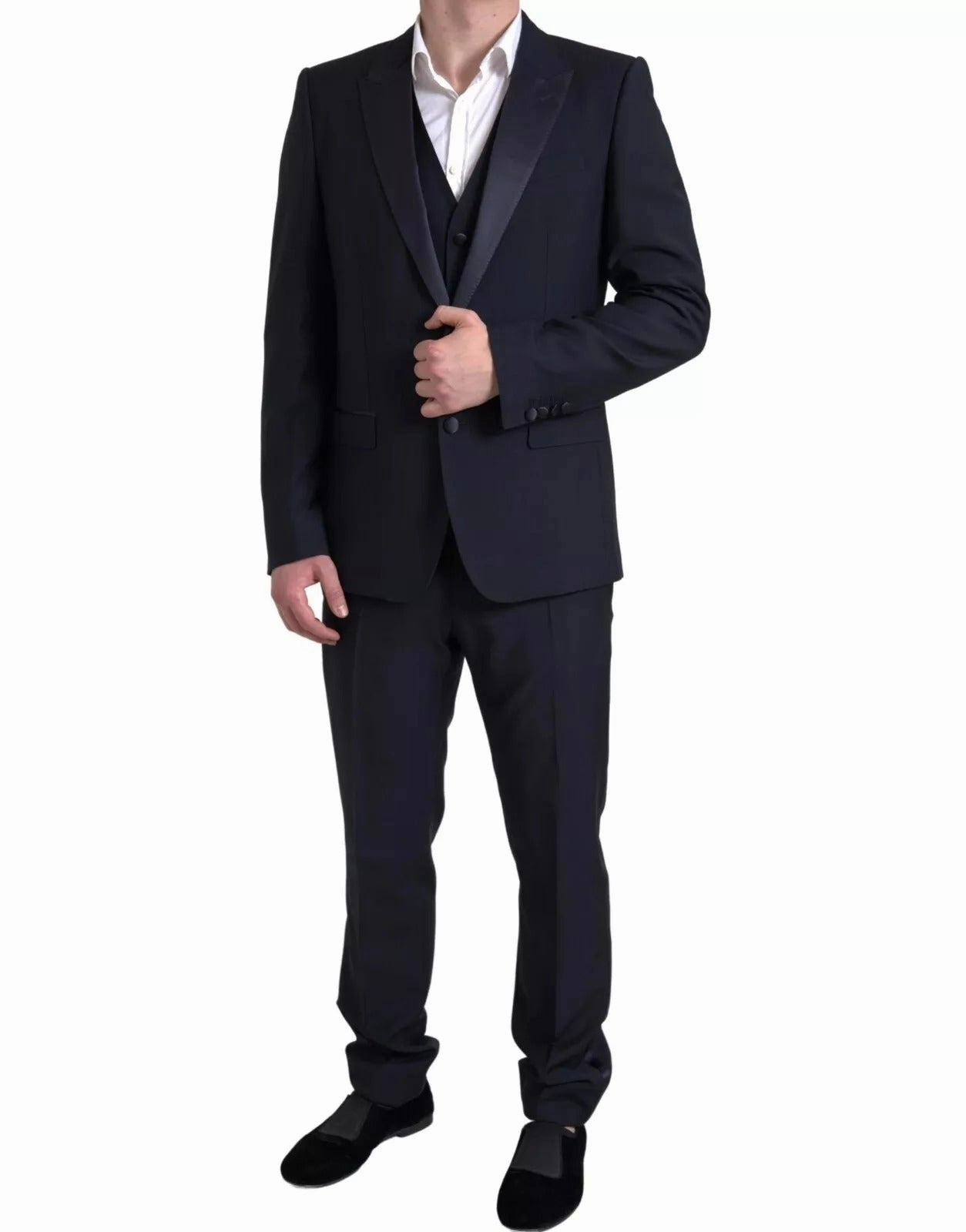 Dolce & Gabbana 3 Piece Single Breasted MARTINI Men's Suit (Pre-Owned)