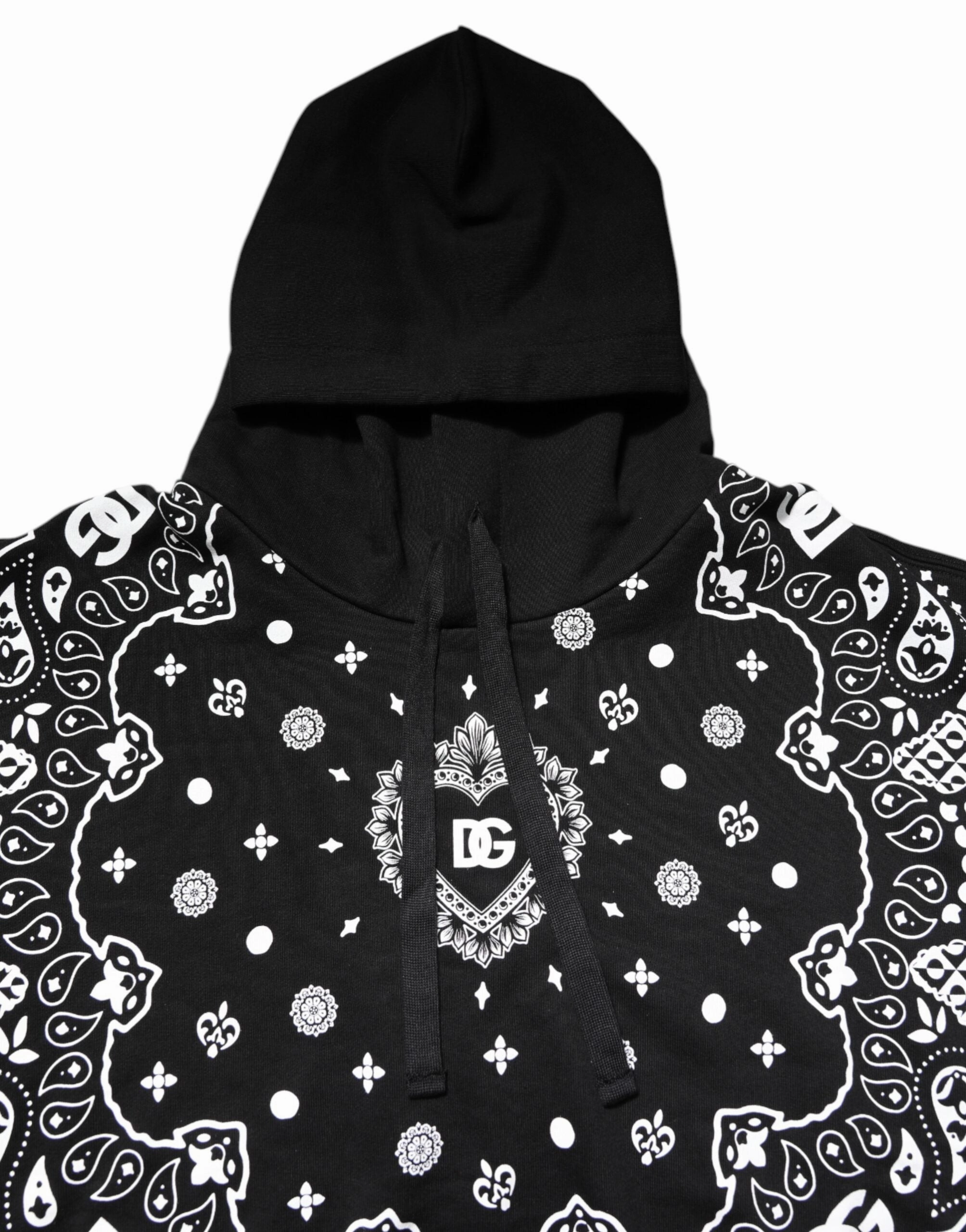 Dolce & Gabbana Bandana Hooded Sweatshirt Men's Sweater