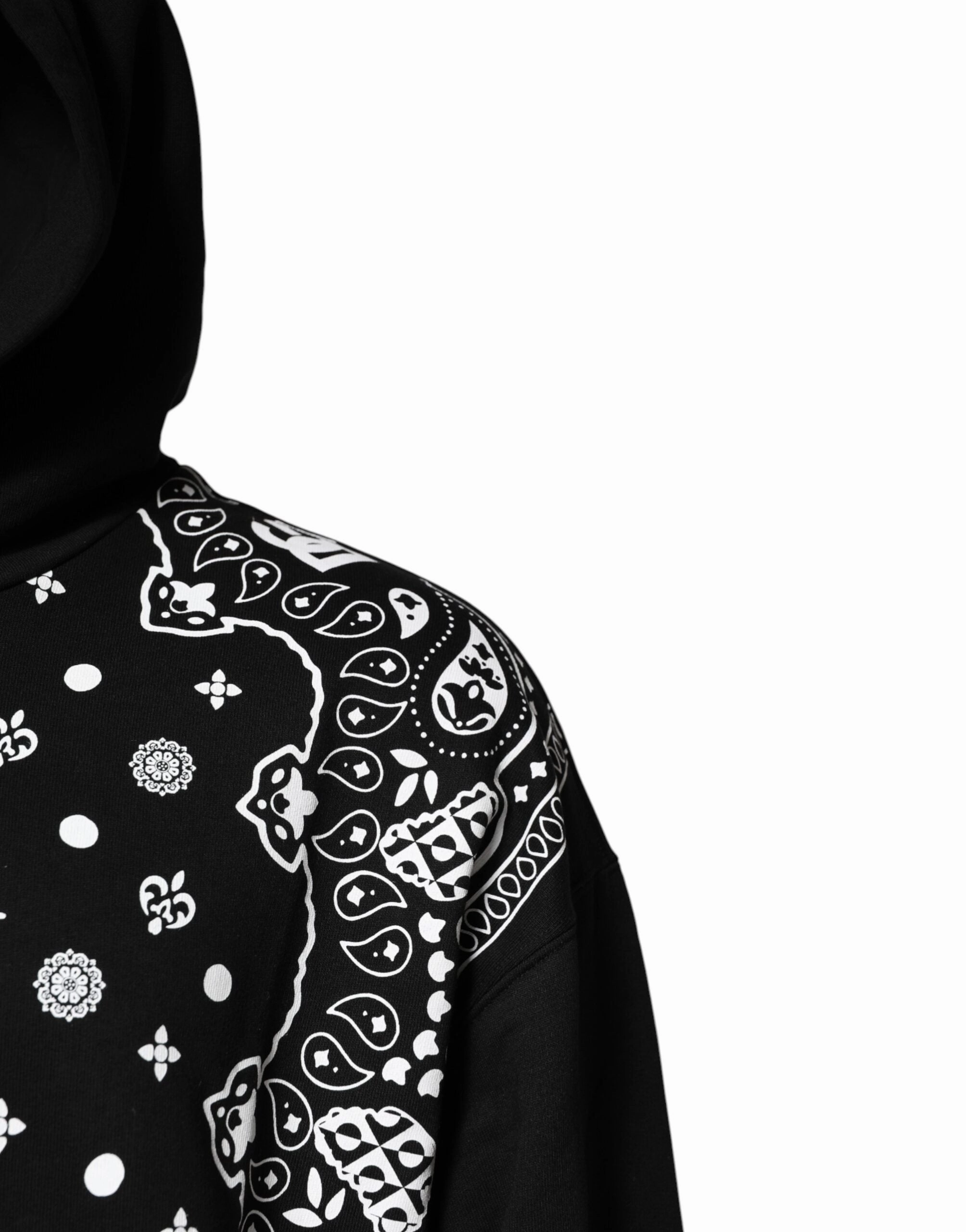 Dolce & Gabbana Bandana Hooded Sweatshirt Men's Sweater