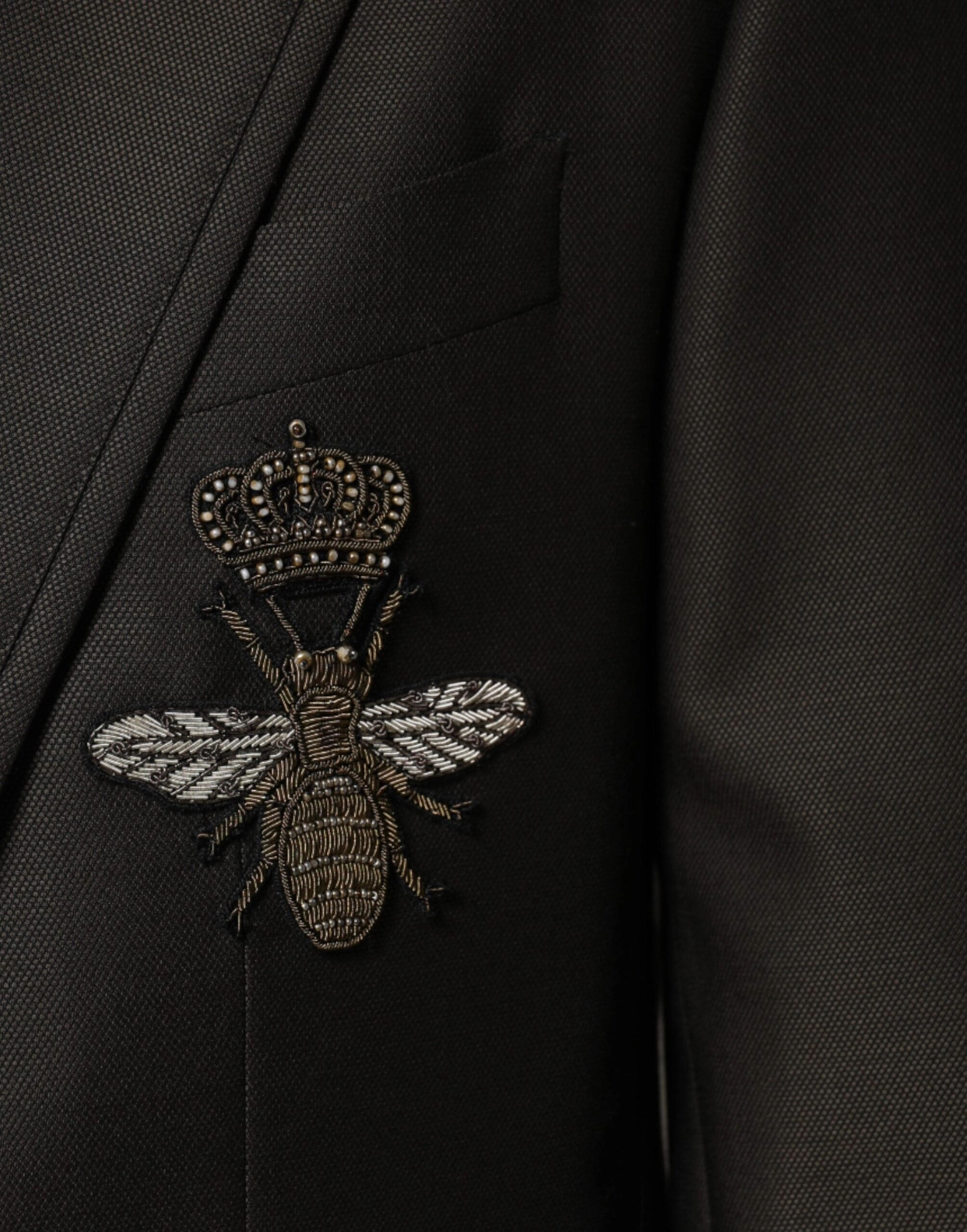 Dolce & Gabbana Blazer  Bee Wool Jacket Men's Coat