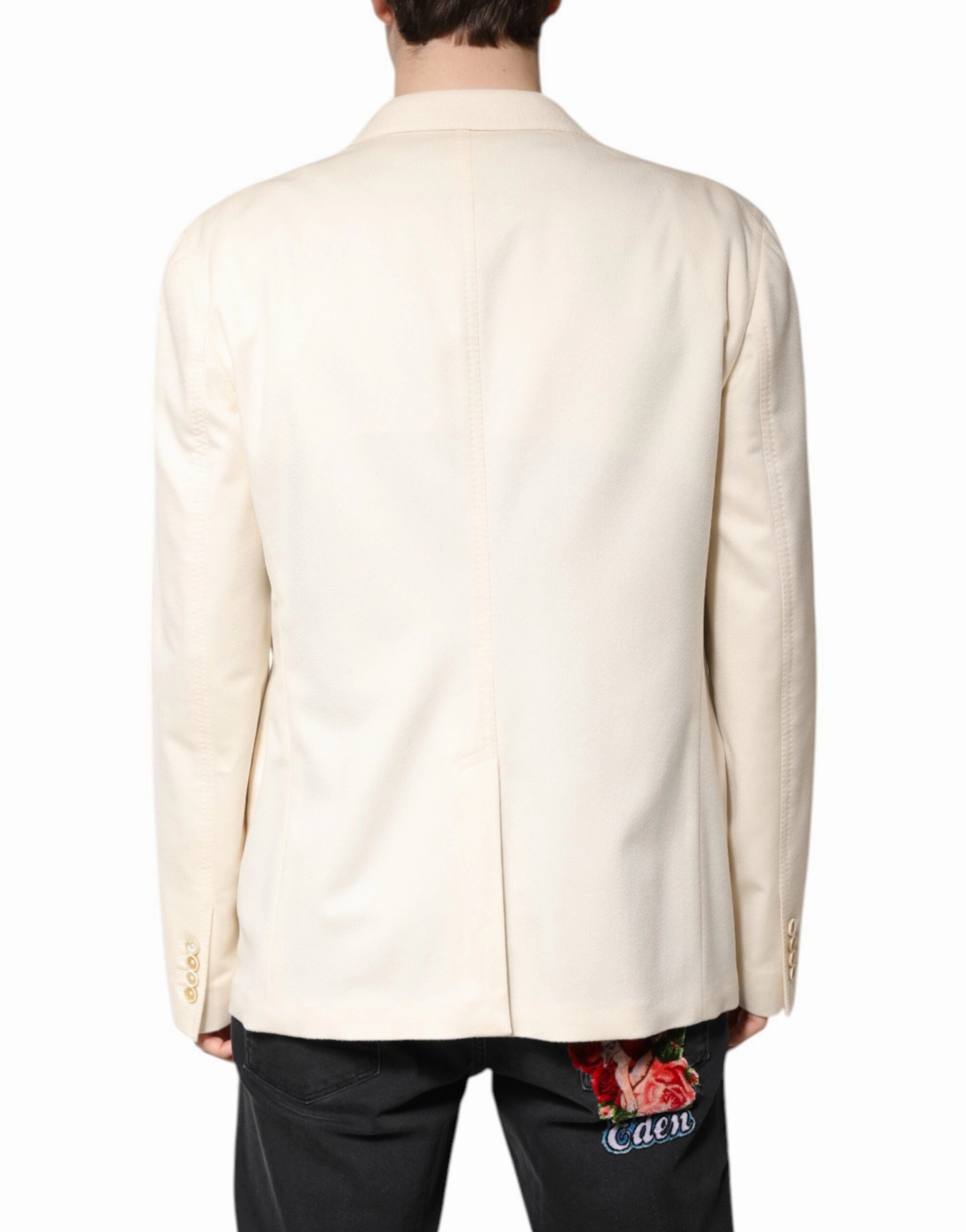 Dolce & Gabbana Cashmere Double Breasted Coat Men's Blazer (Pre-Owned)
