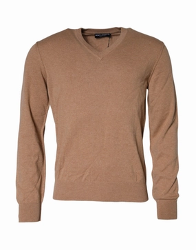 Dolce & Gabbana Cashmere Knit V-neck Pullover Men's Sweater (Pre-Owned) turtleneck sweaters sale