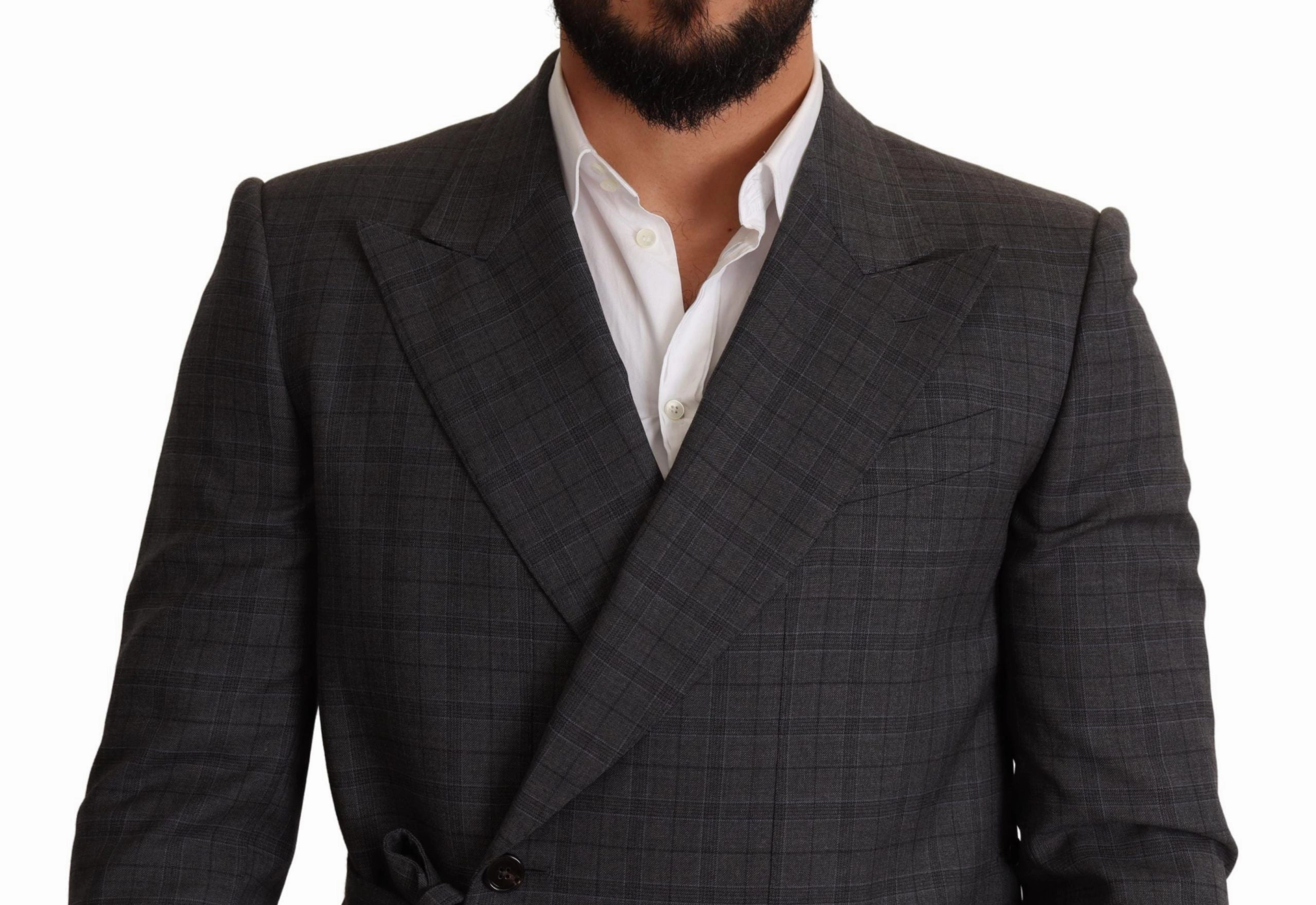 Dolce & Gabbana Chic Check Martini Slim Fit Double-Breasted Men's Blazer
