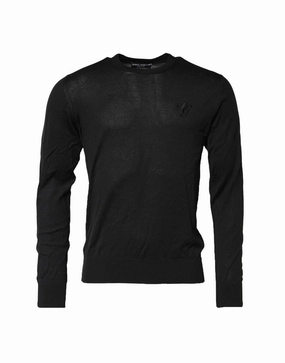Dolce & Gabbana Cotton DG Logo Sweatshirt Men's Sweater (Pre-Owned) knit sweaters cheap