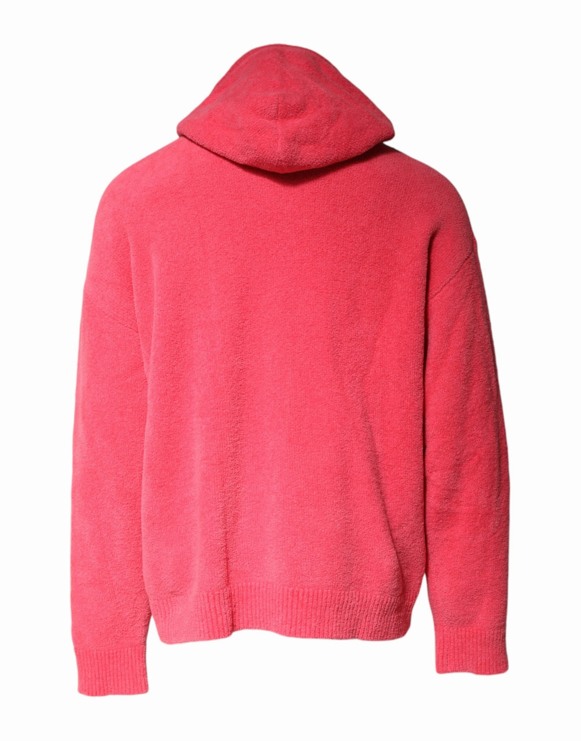 Dolce & Gabbana Cotton Knit Hooded Men Pullover Men's Sweater