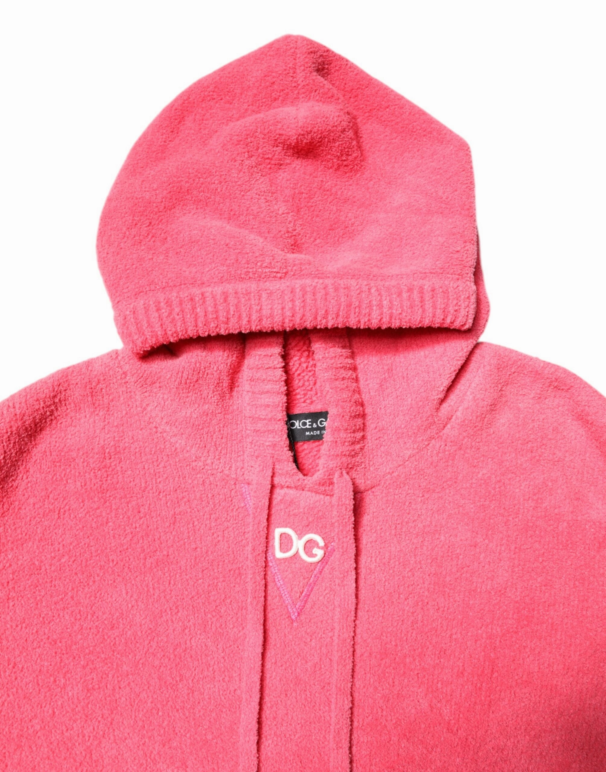Dolce & Gabbana Cotton Knit Hooded Men Pullover Men's Sweater