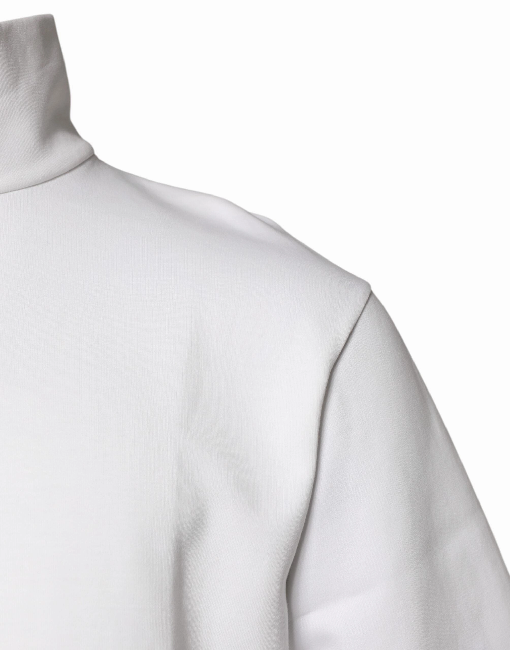 Dolce & Gabbana Cotton Turtleneck DG Applique Men's T-shirt (Pre-Owned)