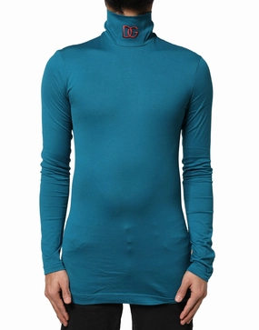 Dolce & Gabbana Cotton Turtleneck Long Sleeves Men's Sweater turtleneck sweaters sale