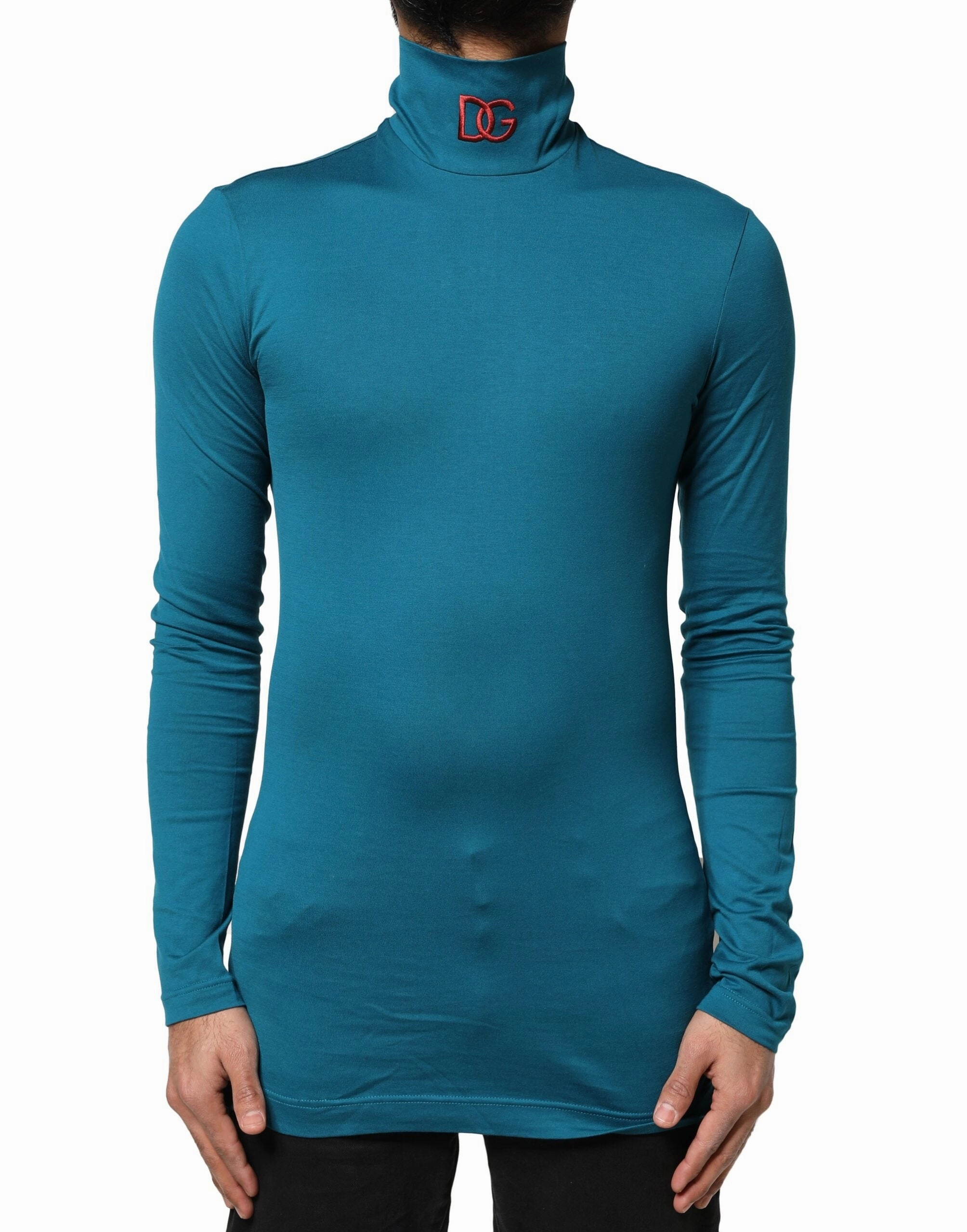 Dolce & Gabbana Cotton Turtleneck Long Sleeves Men's Sweater turtleneck sweaters sale