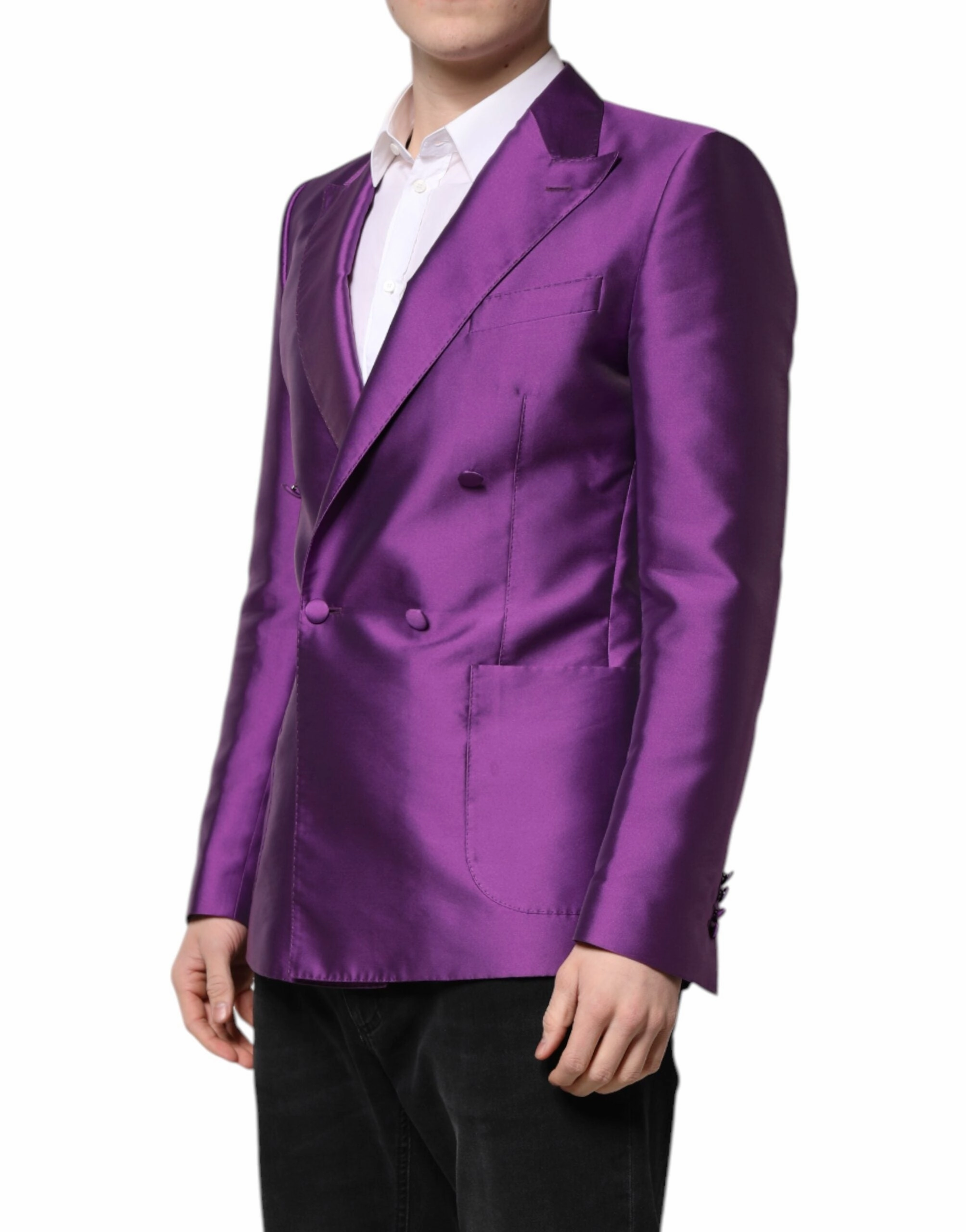 Dolce & Gabbana Double Breasted Men Suit Coat Men's Blazer
