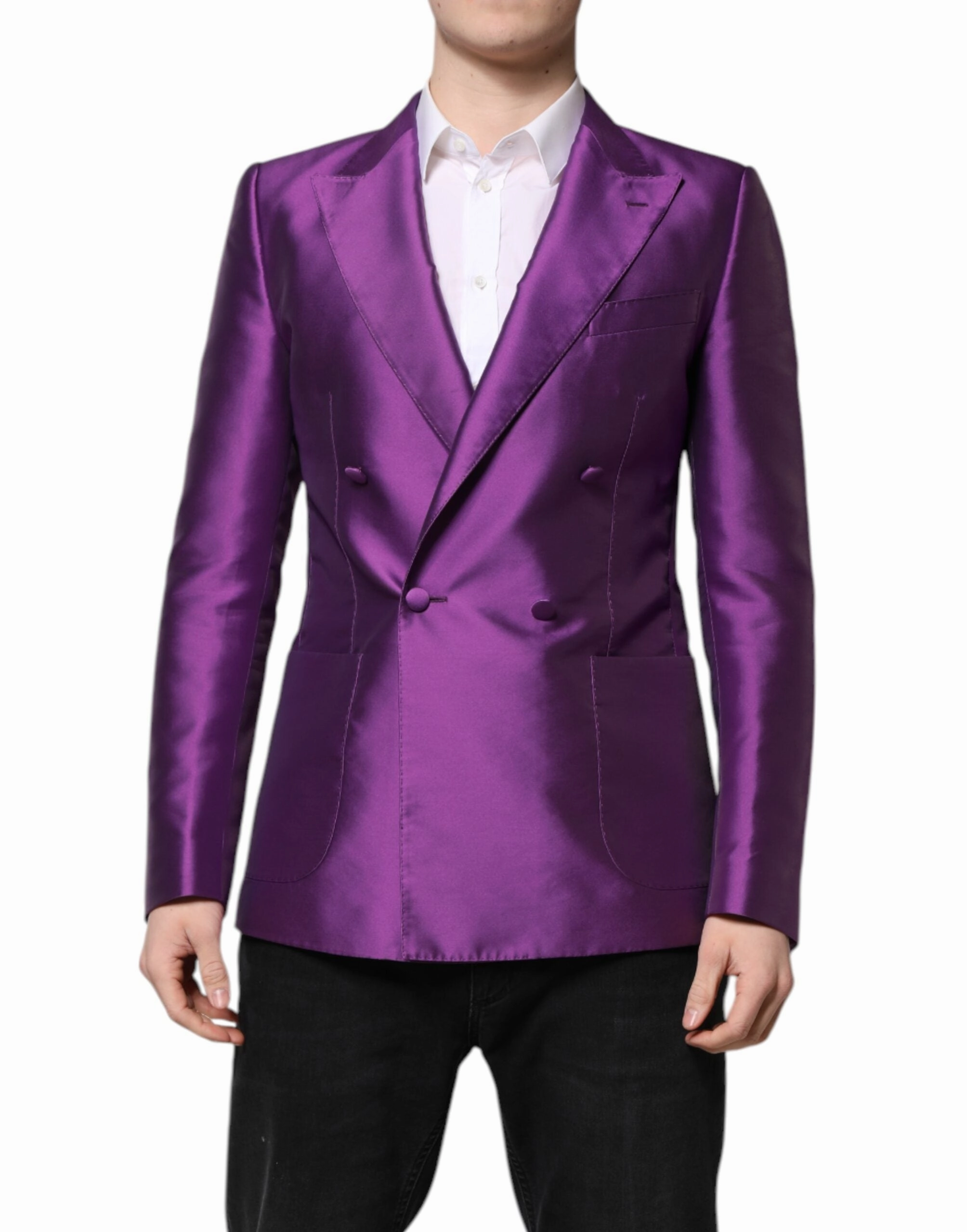 Dolce & Gabbana Double Breasted Men Suit Coat Men's Blazer