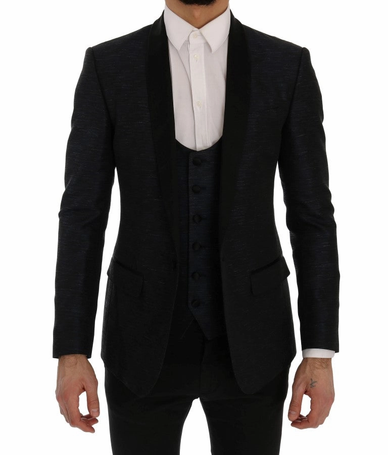 Dolce & Gabbana Elegant & Slim Fit Suit Men's Ensemble