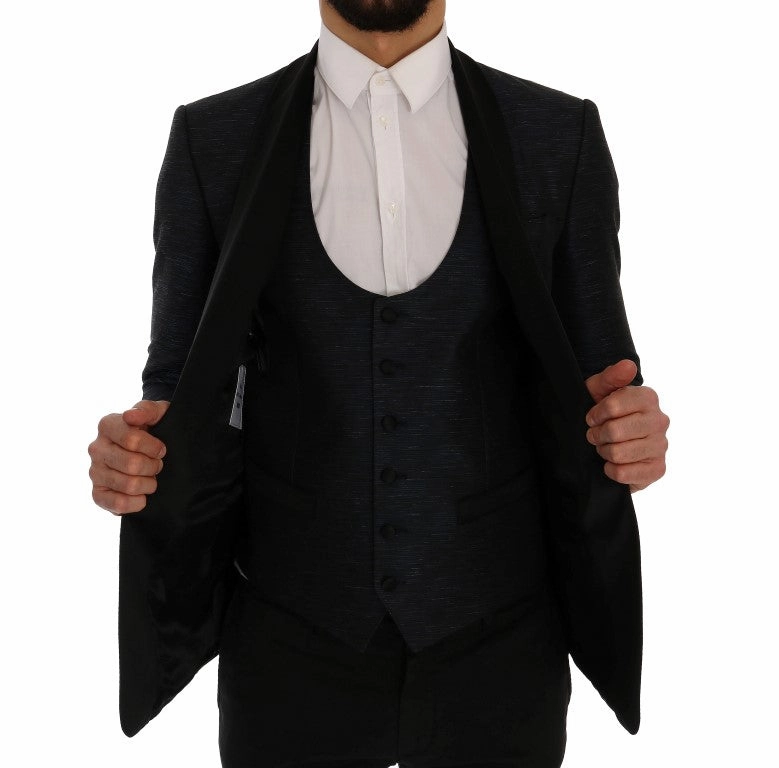 Dolce & Gabbana Elegant & Slim Fit Suit Men's Ensemble