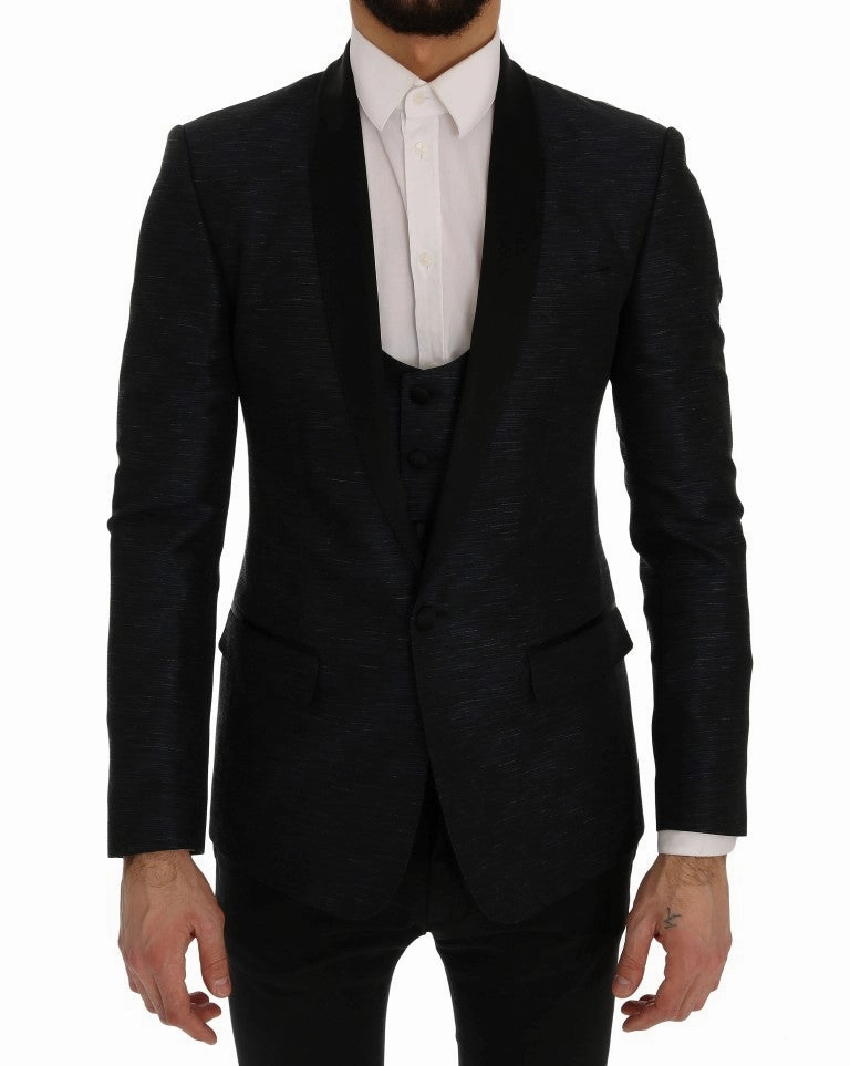 Dolce & Gabbana Elegant & Slim Fit Suit Men's Ensemble