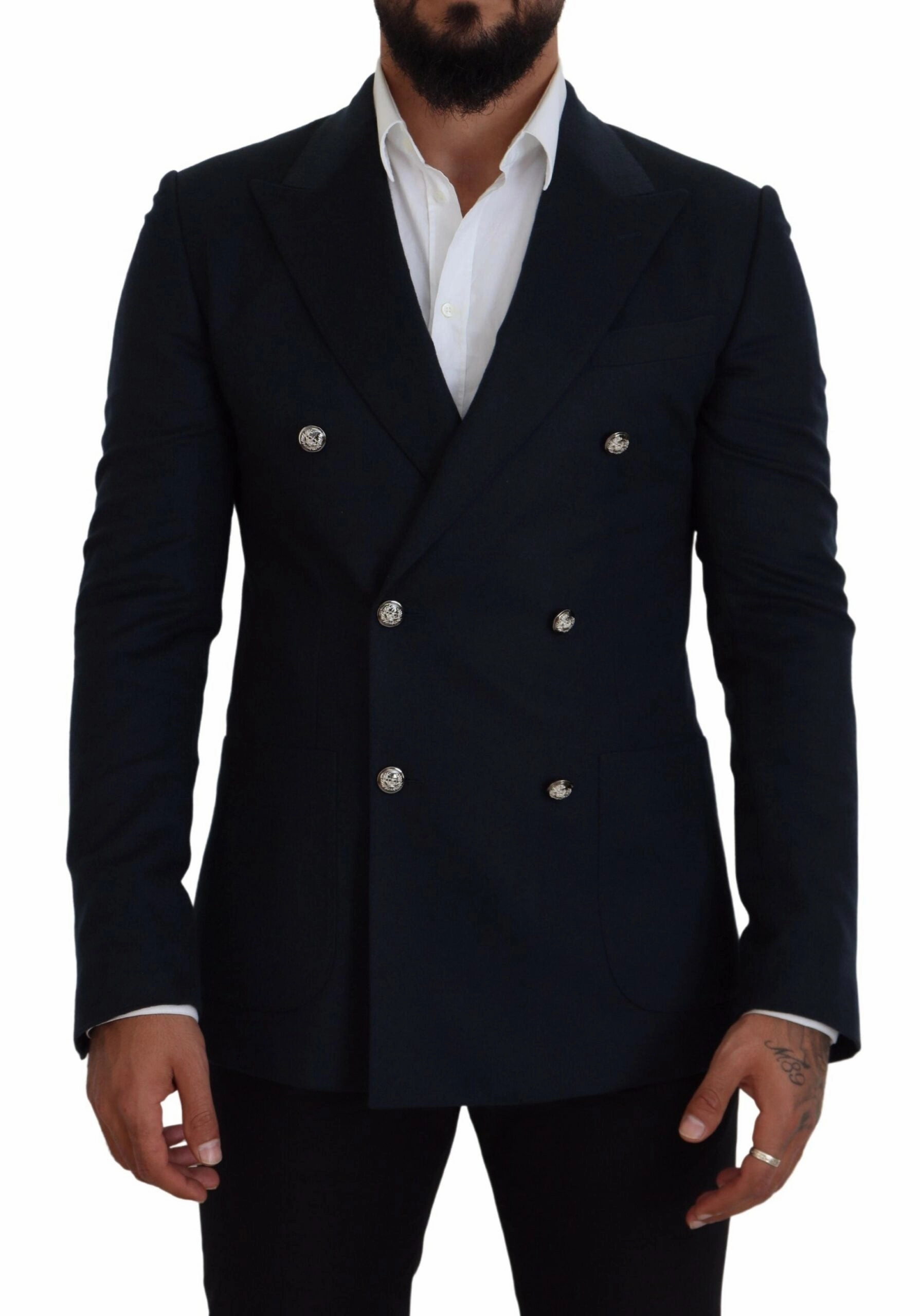 Dolce & Gabbana Elegant Cashmere-Silk Blend Men's Blazer