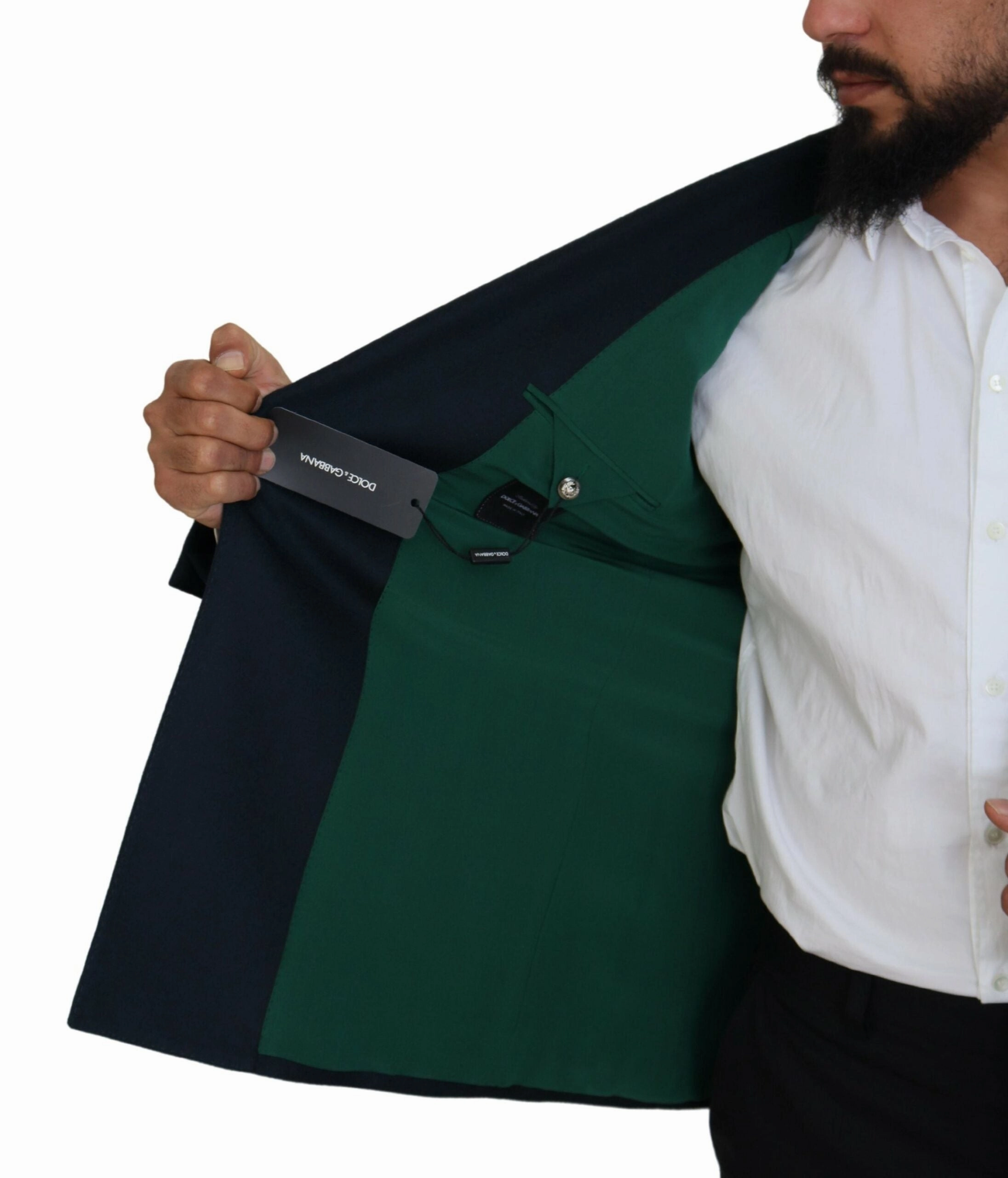 Dolce & Gabbana Elegant Cashmere-Silk Blend Men's Blazer