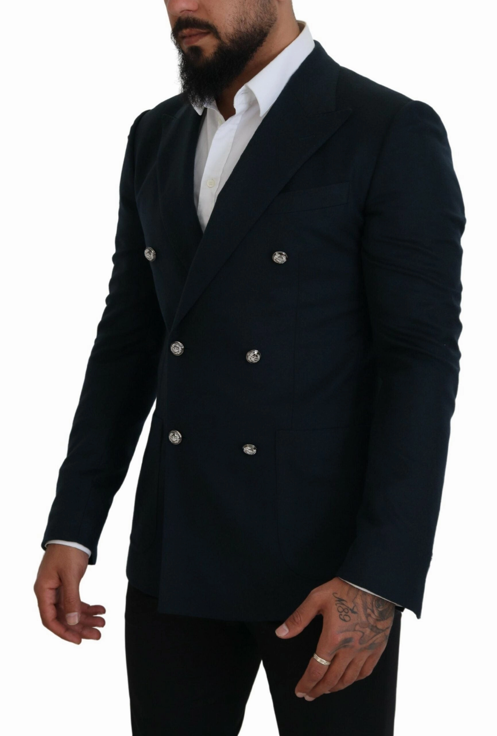 Dolce & Gabbana Elegant Cashmere-Silk Blend Men's Blazer