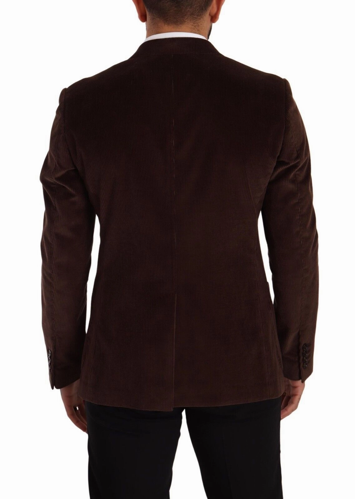 Dolce & Gabbana Elegant Corduroy Slim Fit Men's Blazer