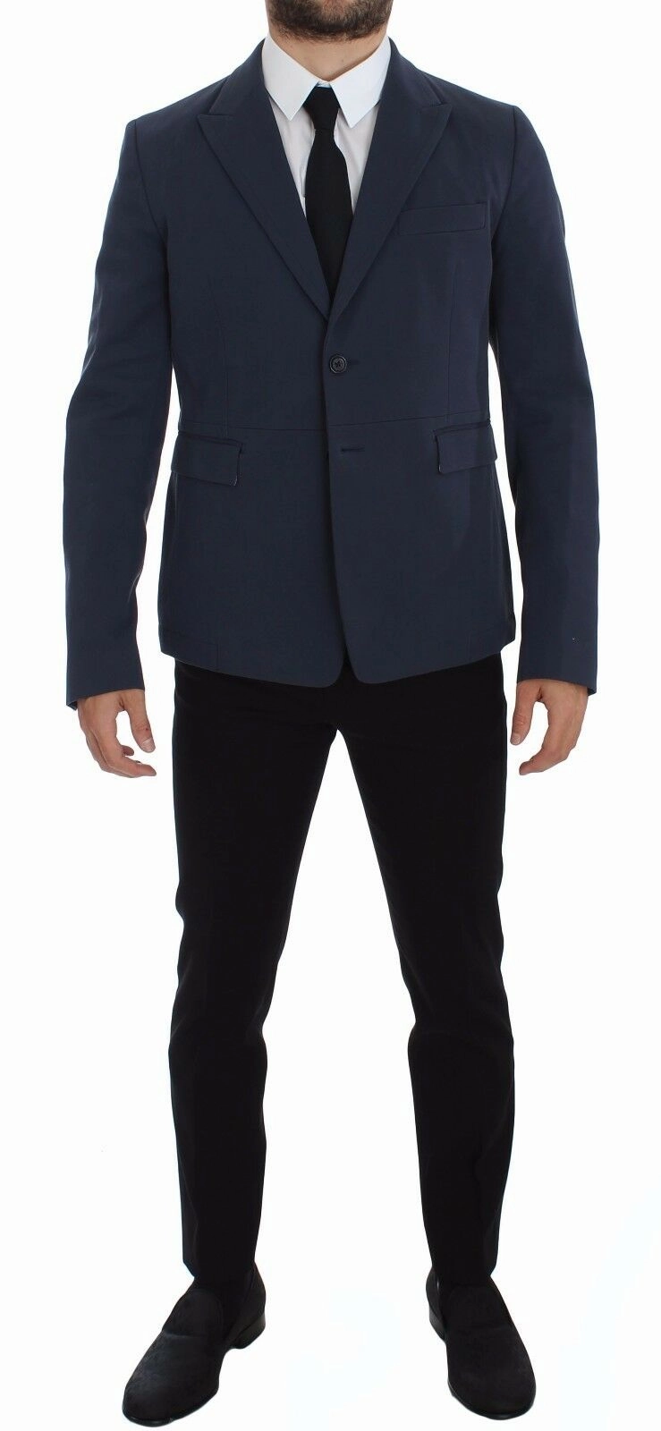 Dolce & Gabbana Elegant Cotton Stretch Blazer Men's Jacket