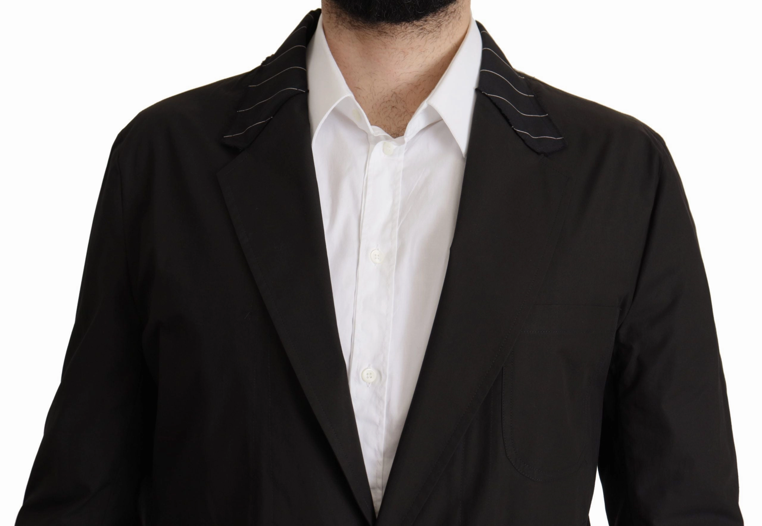 Dolce & Gabbana Elegant Cotton-Wool Blend Blazer Men's Jacket