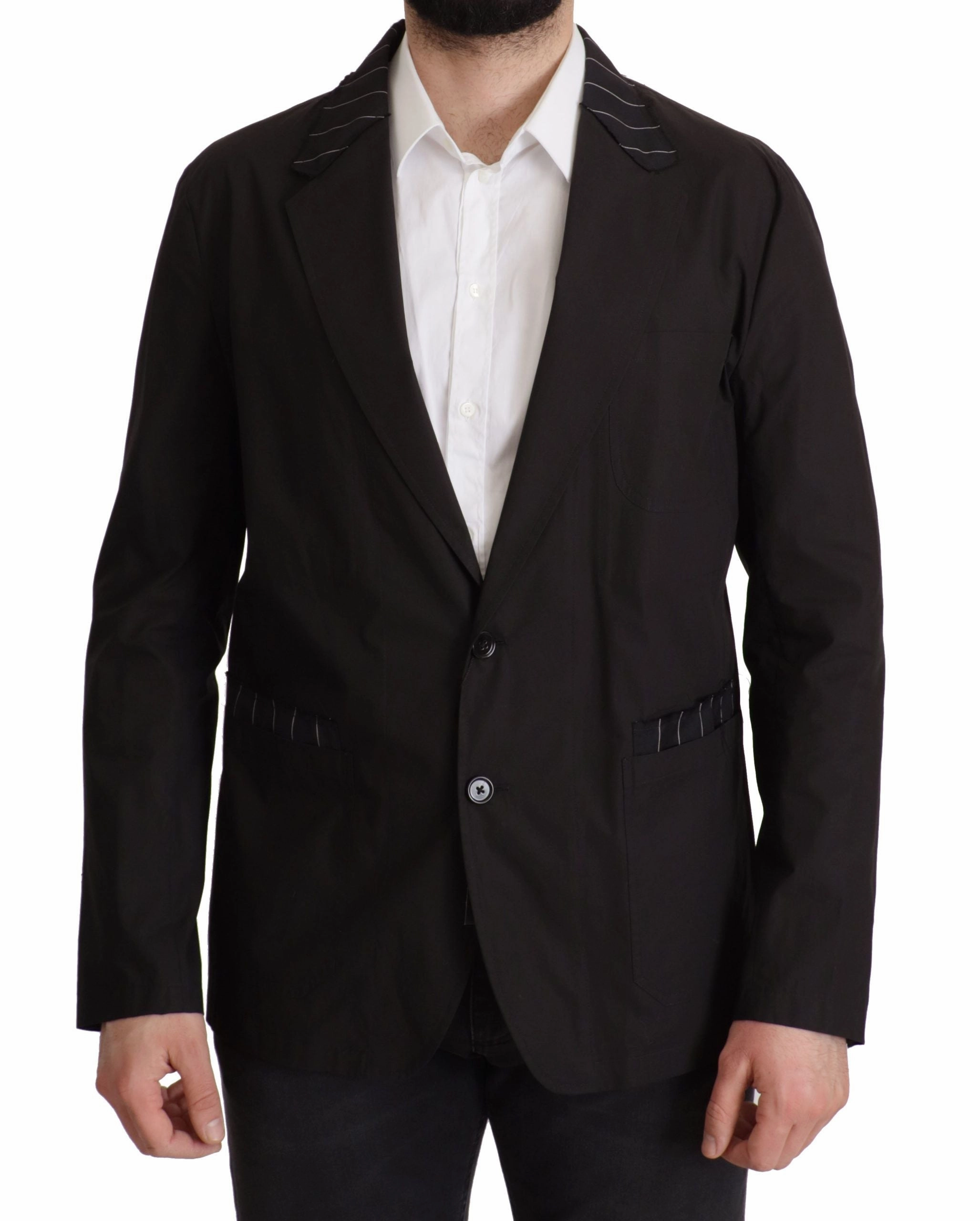 Dolce & Gabbana Elegant Cotton-Wool Blend Blazer Men's Jacket