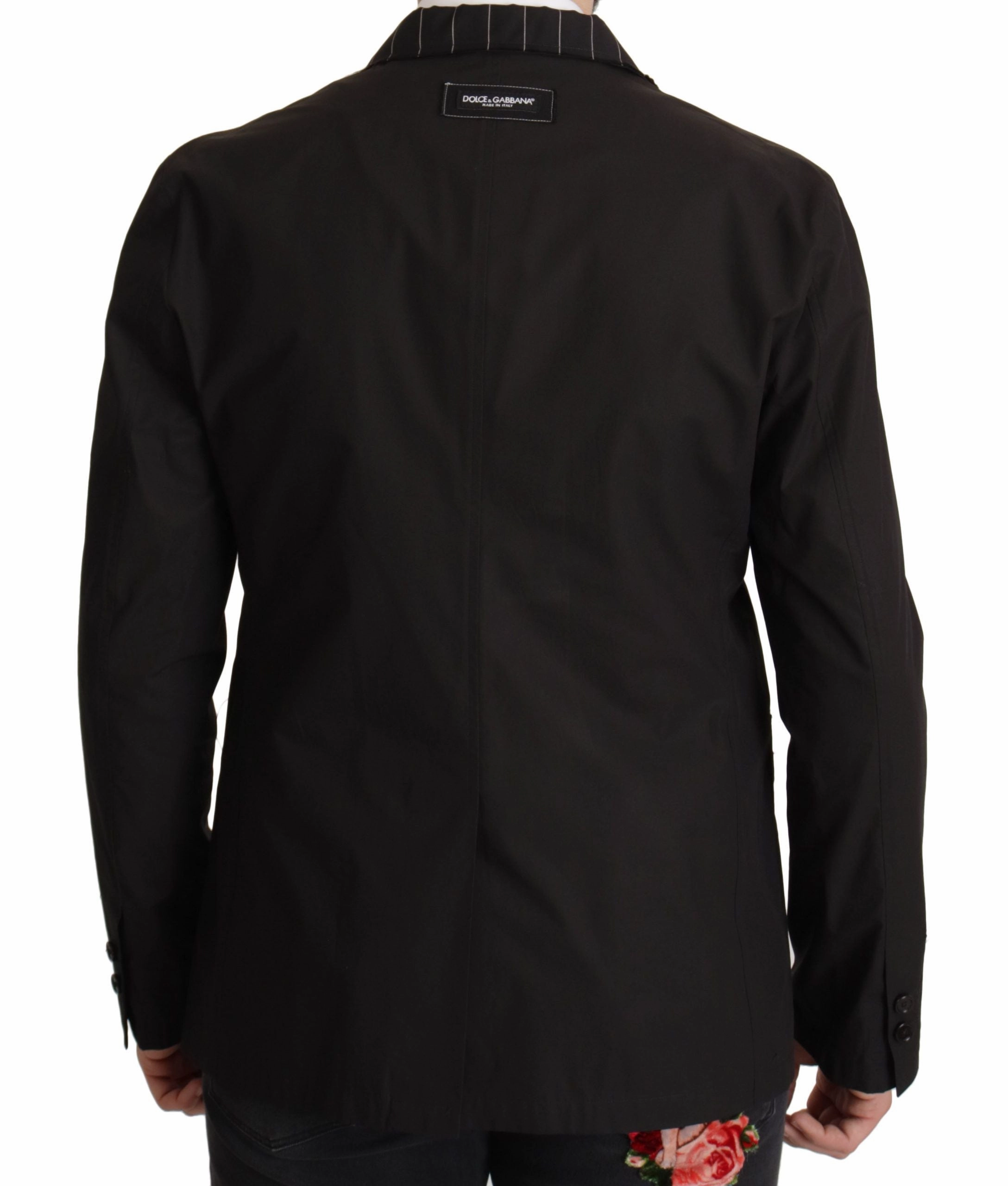 Dolce & Gabbana Elegant Cotton-Wool Blend Blazer Men's Jacket