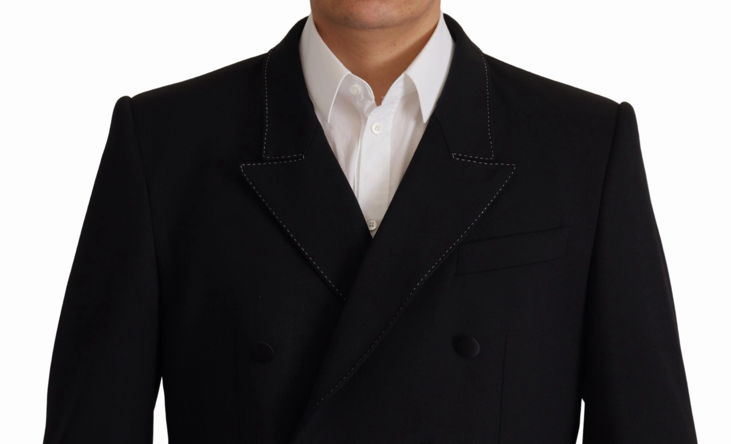 Dolce & Gabbana Elegant Double Breasted Wool Men's Blazer