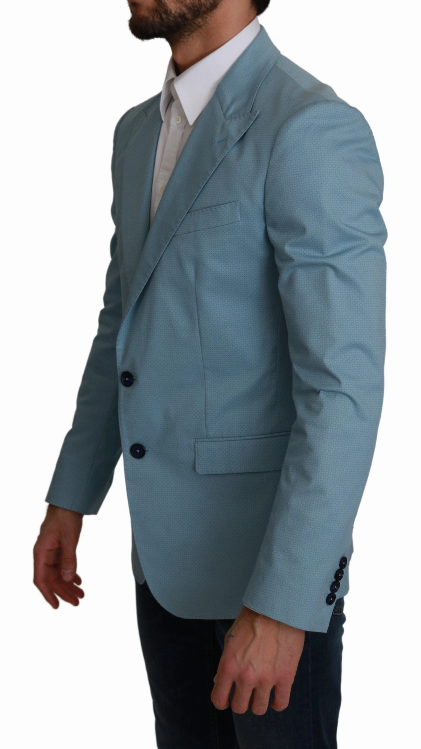 Dolce & Gabbana Elegant Fantasy Pattern Men's Blazer
