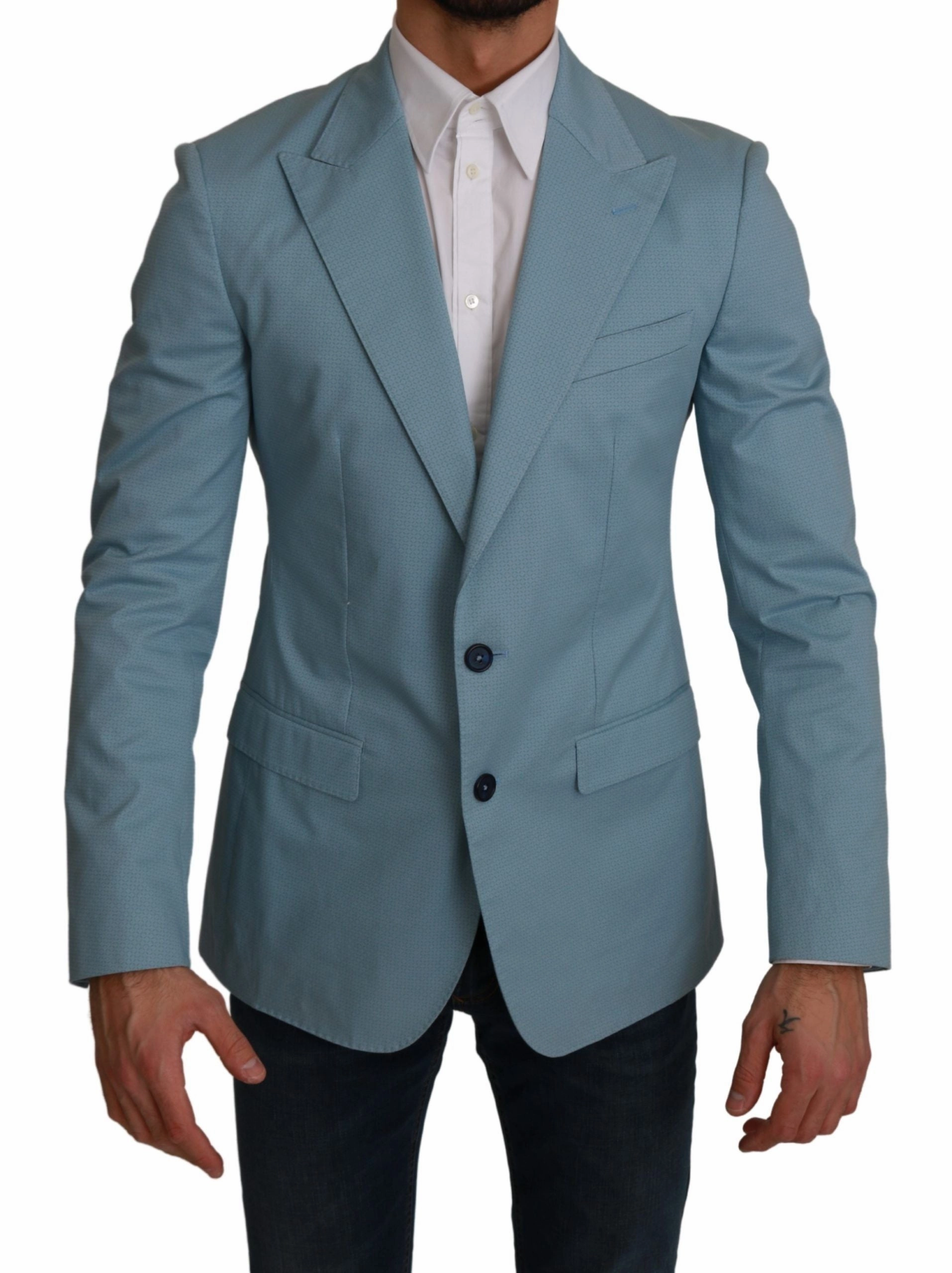 Dolce & Gabbana Elegant Fantasy Pattern Men's Blazer
