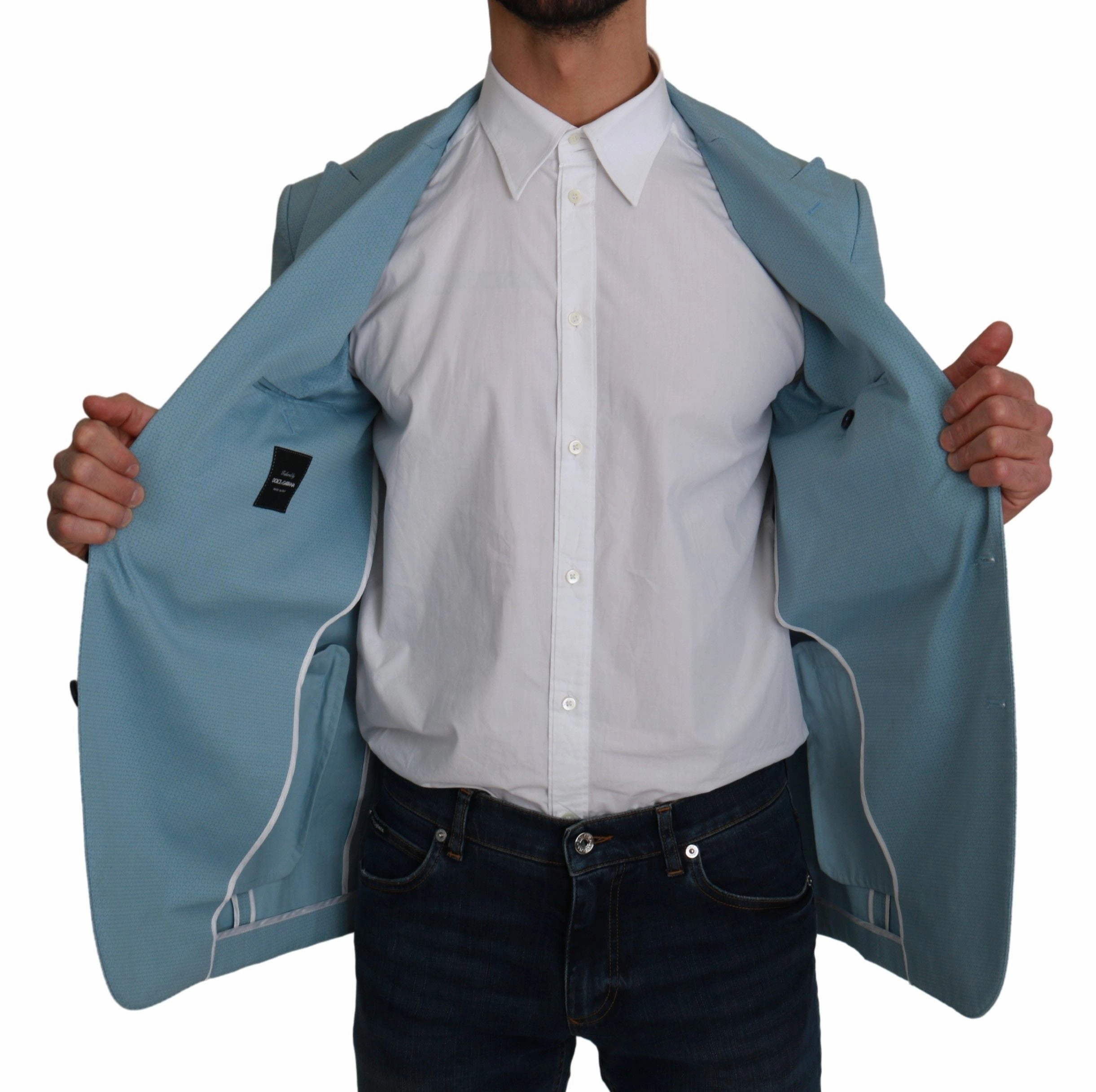 Dolce & Gabbana Elegant Fantasy Pattern Men's Blazer
