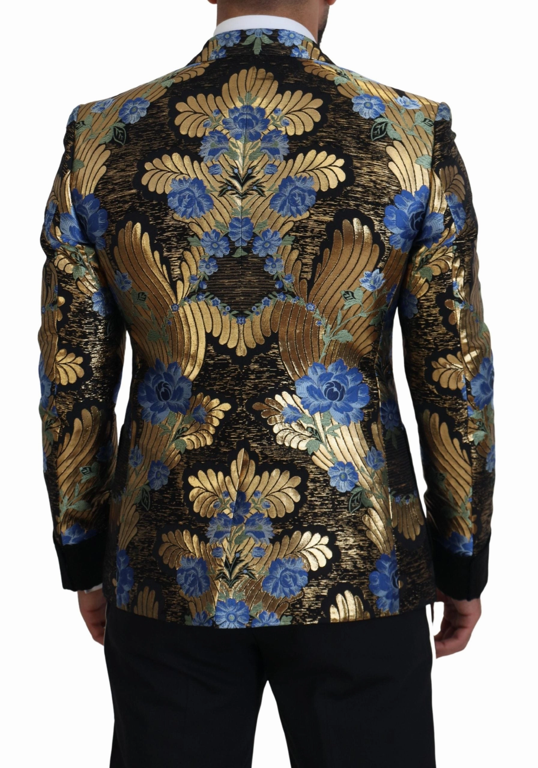 Dolce & Gabbana Elegant Floral Evening Party Men's Blazer