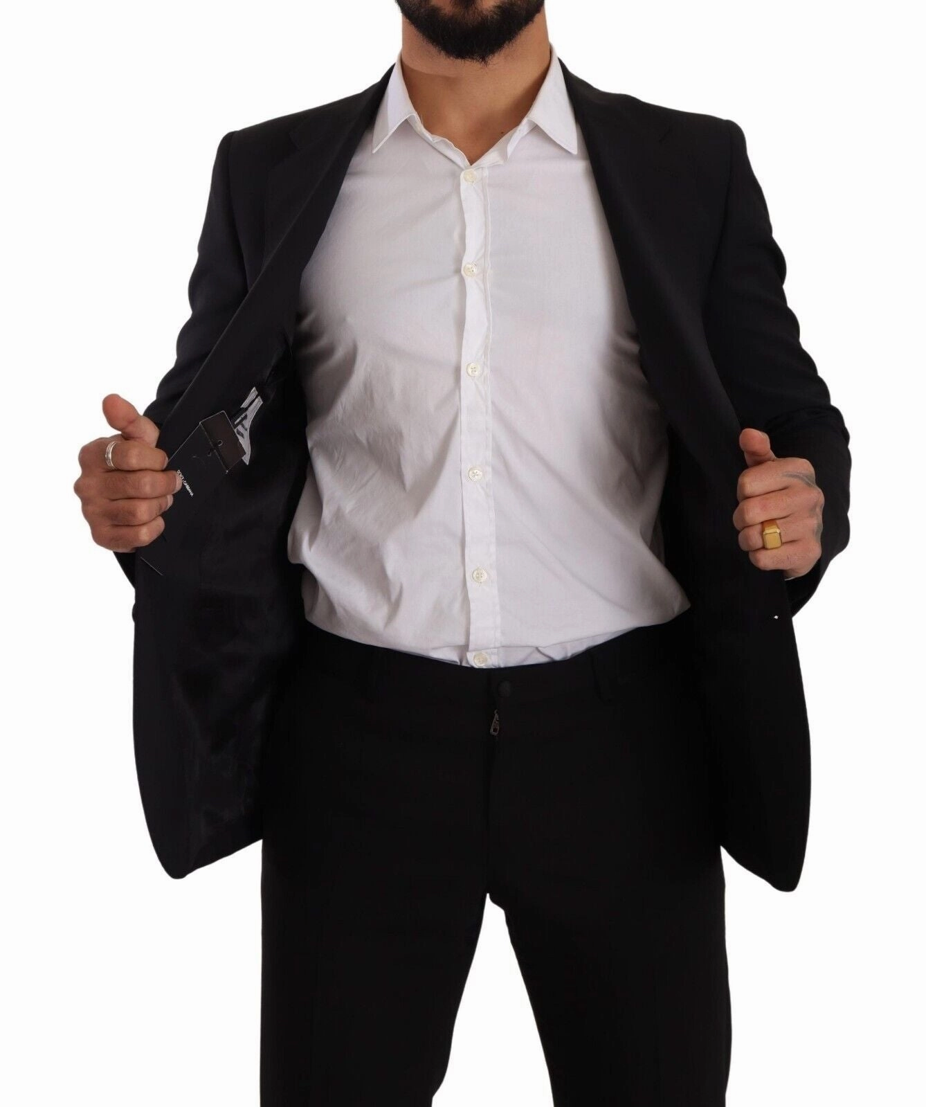 Dolce & Gabbana Elegant Martini Slim Fit Blazer and Men's Vest